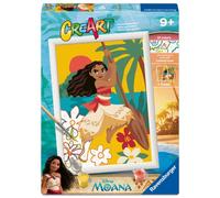 Ravensburger - CreArt Serie D - Vaiana | Kit Pittura Bambini | Dimensione Di 25 x 18,30 | Giochi Bambina 9 Anni | Paint By Numbers | Idee Regalo | Regalo Bambino 9 Anni