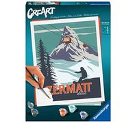Ravensburger - CreArt Zermatt in Svizzera, Kit per Dipingere con i Numeri, Conti