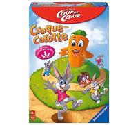 Ravensburger - Croque Carotte - Divertente gioco da tavolo - Bambini e genitori - Compact Boat® Size - Da 2 a 4 giocatori a partire dai 4 anni - Misto - 22324 - versione francese