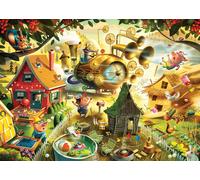 Ravensburger Dean Macadam Look Out Little Pigs 1000 Piece Jigsaw Puzzle for Adu