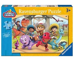 Ravensburger - Dino Ranch | Puzzle Bambini 3 Anni | Puzzle 35 pezzi 26x18 cm | Puzzle 3 Anni | Idee Regalo per Bambini