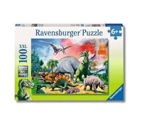 Ravensburger - Dinosauri, Puzzle Bambini 6+ Anni, Puzzle Da 100 Pezzi XXL