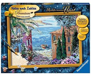 Ravensburger Dipingere con i numeri 20071, stile mediterraneo dai 14 anni in su