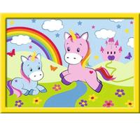 Ravensburger Dipingere con i Numeri 27696 - Unicorni da Sogno, per Bambini dai 7 Anni in su