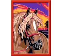 Ravensburger Painting by Numbers - Cavallo da Sogno (CONFEZIONE E ISTRUZIONI IN TEDESCO) - 1 pz.