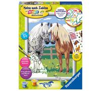 Ravensburger Dipingere con i Numeri 28566 - Cavalli Felici Bambini dai 7 Anni