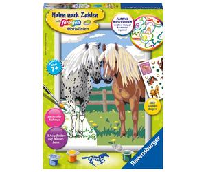 Ravensburger Dipingere con i Numeri 28566 - Cavalli Felici Bambini dai 7 Anni