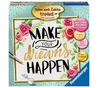 Ravensburger Dipingere con i numeri 28796 Make Your Dreams Happen - Dipingere con i numeri per adulti. Risultato perfetto grazie agli accessori artistici di alta qualità, senza cornice
