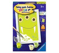 Ravensburger Dipingere con i Numeri, Mostri Verdi, Bambini dai 7 Anni in su, Colore Giallo, Medio, 23628