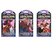 Ravensburger Disney Lorcana: Rise of The Floodborn TCG Booster Pack con maniche per bambini dagli 8 anni in su