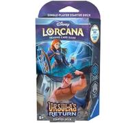 Ravensburger Disney Lorcana TCG Il Ritorno di Ursula Gioco di Carte da Collezionare JCC Deck di Avvio Zaffiro & Acciaio