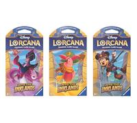 Ravensburger Disney Lorcana TCG: Into The Inklands - Confezione da 12 carte assortite, per bambini dagli 8 anni in su