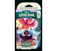 Ravensburger - Disney Lorcana TCG: Mazzo Archazia’s Island Ametista e Acciaio | Iago e Jafar | 60 Carte Precostruite con 2 Carte Foil + 1 Pacchetto Bonus, Segnapunti e Regolamento