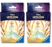 Ravensburger - Disney Lorcana TCG: Set 7 Bustine Carte Protettive Collezionabili Cenerentola | 65 Bustine Protettive Carte Disney Lorcana | Card Sleeves Di Dimensioni 63 X 88 Mm (Confezione da 2)