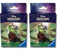 Ravensburger - Disney Lorcana TCG: Set 7 Bustine Carte Protettive Collezionabili Ursula | 65 Bustine Protettive Carte Disney Lorcana | Card Sleeves Di Dimensioni 63 X 88 Mm (Confezione da 2)