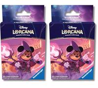Ravensburger - Disney Lorcana TCG: Set 8 Bustine Carte Protettive Collezionabili Reign Of Jafar | 65 Bustine Protettive Carte Disney Lorcana | Card Sleeves Di Dimensioni 63 X 88 Mm (Confezione da 2)
