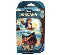 Ravensburger Disney Lorcana Trading Card Game: Azurite Sea - Amber and Ruby Deck (inglese)