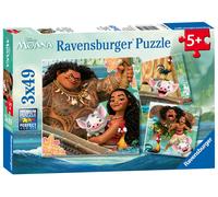 Ravensburger Disney Moana 3x 49pc Jigsaw Puzzles 3x49pc Puzzles