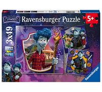 Ravensburger Disney Onward - Puzzle da 3 x 49 pezzi, per bambini dai 5 anni in su