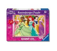 Ravensburger - Puzzle Disney Princess, Collezione Giant Pavimento, Idea Regalo per Bambini 6+ Anni, Gioco Educativo e Stimolante, 125 Pezzi Giganti, 70x50 cm