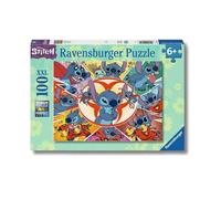 Ravensburger - Disney Stitch, Puzzle Bambini 6+ Anni, 100 Pezzi Formato XXL | Puzzle XXL da 100 pezzi di Disney Stitch, gioco educativo e divertente, ideale come regalo originale per bambini dai 6 anni.