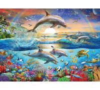 Ravensburger Dolphin Paradise 300 Piece Jigsaw Puzzle for Kids and Adults Age 9