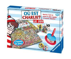 Ravensburger - Dov'è Charlie? Il gioco - Gioco da tavolo per famiglie - Gioco di osservazione e velocità - Search & Find - Da 2 a 4 giocatori dai 5 anni - Misto - 26569 - Versione francese