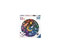 Ravensburger Dreams Circle of Colors Puzzle rotondo da 500 pezzi - Nouvo