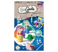 Ravensburger Eco Create Brilla con le sirene, progetti creativi upcycling, Set fai-da te, 6+ anni