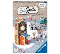 Ravensburger - EcoCreate Midi, Winter Time, Giochi da Giardino, Gioco Creativo e Bricolage Upcycling, Set Fai-Da-Te per Bambini, Età 6+ Anni