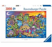 Ravensburger Erwachsenenpuzzle 3000 Teile - Schätze der Welt