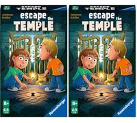 Ravensburger - Escape The Temple, Gioco da Tavolo per Tutta la Famiglia, 2-4 Giocatori, Idea Regalo per Bambini 8+ Anni, Edizione in Italiano (Confezione da 2)