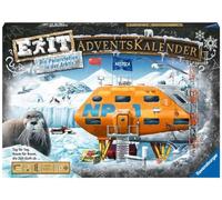 Ravensburger EXIT Calendario dell'Avvento "La stazione polare nell'Artico" - 25 puzzle per appassionati di EXIT dai 10 anni in su