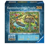 Ravensburger EXIT Puzzle Kids - 12924 The Jungle Expedition - Puzzle da 368 pezzi per bambini dai 9 anni in su, puzzle per bambini