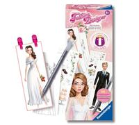 Fashion designer mini (style book) - abiti da sposa, gioco creativo per disegnare, bambini 6+ anni - ravensburger