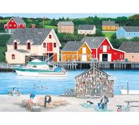 Ravensburger Fisherman's Cove 1000 pezzi puzzle per adulti - 12000306 - lavorazione artigianale, made in Germany, ogni pezzo si adatta perfettamente