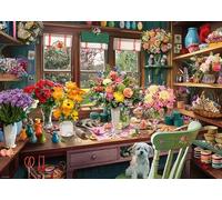 Ravensburger Flower Arranger's Shed - Puzzle da 1000 pezzi, per adulti