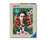 Ravensburger - Frida Kahlo: Blooming Fantasy 500 Pezzi | Puzzle Per Adulti 500 Pezzi | Puzzle Adulti | Misure 49x36 | Idee Regalo | Regalo Originale
