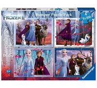 Ravensburger Frozen 2 Puzzle 4 x 100, Bumper Pack, Multicolore, 12885