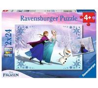 Ravensburger - Puzzle 2x24 Frozen: sestry na ľade - 40-99 Pezzi
