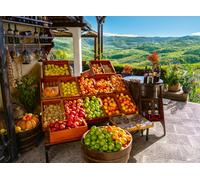Ravensburger Puzzle 12001814 - Fruit and Vegetable Market, Croazia - Puzzle fotografico da 500 pezzi della serie «Colorful Markets», per adulti e bambini dai 12 anni in su