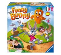 Ravensburger - funny bunny, gioco da tavolo, da 2 a 4 giocatori, 4+ anni