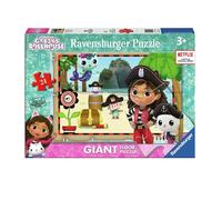 Ravensburger - puzzle gabby's dollhouse b 24 giant, 24 pezzi, età raccomandata 3+ anni