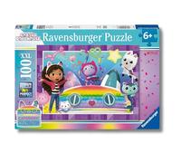 Ravensburger - Gabby's Dollhouse, Puzzle Bambini 6+ Anni, 100 Pezzi XXL | Puzzle XXL da 100 pezzi di Gabby's Dollhouse, educativo e divertente, ideale come regalo originale per bambini dai 6 anni.