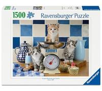 Ravensburger - Gattini in Cucina 1500 Pezzi | Dimensione di 60 X 80 | Puzzle 1500 Pezzi | Puzzle per Adulti | Idee Regalo | Regalo Adulti
