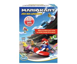 Ravensburger - Giochi di logica - Thinkfun - Mario Kart - 40 sfide - 1 giocatore a partire dagli 8 anni - Versione da viaggio - 76606- Versione francese
