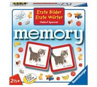 Ravensburger Giochi per bambini, 88688 Prime immagini - First words memory®, con motivi tratti dal libro per bambini Helmut Spannner, giocattoli a partire da 2 anni