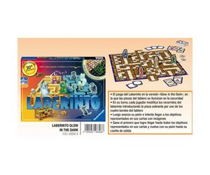 Ravensburger Gioco Da Tavolo Labirinto Brilla Al Buio Spagnolo