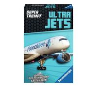 Ravensburger Gioco di carte, Supertrumpf Ultra Jets 20691, Quartetto e gioco vincente per gli appassionati di tecnologia dai 7 anni in su