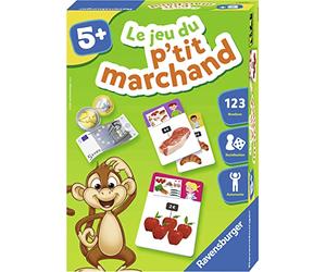 Ravensburger - Gioco didattico - Il gioco del piccolo mercante - Compra e vendi - Introduzione al calcolo mentale - Logica matematica e creatività - A partire dai 5 anni - 24071